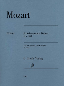 Piano Sonata in D Major K 284 (205b)