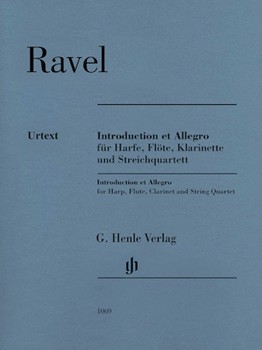 Introduction Et Allegro for Harp Flute Clarinet and String Qu by Ravel Maurice for Chamber