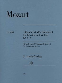 Wunderkind Sonatas Vol I (K 6 - 9) [violin/piano]