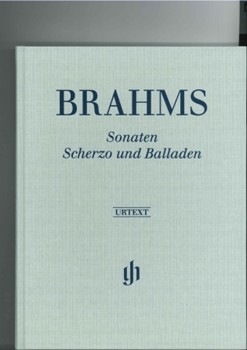 Sonatas Scherzo and Ballades by Brahms Johannes for Piano