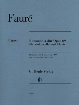 Romance In A Major Op69, cello and piano