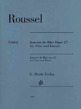 Joueurs De Flute Opus 27 by Roussel Albert - Beyer Marion - for Flute and Piano