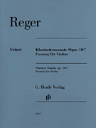 Clarinet Sonata Op 107 [violin]
