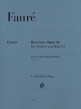 Berceuse Op 16 [violin] Faure