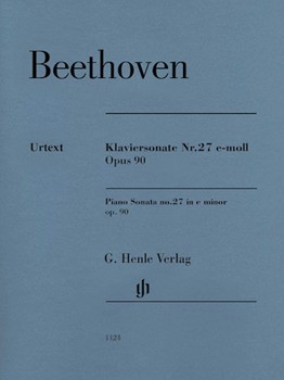 Piano Sonata No. 27 in E Minor, Op. 90 [piano] Beethoven - Henle