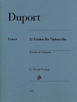 21 Etudes For Violoncello Henle Urtext by for Cello