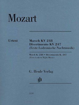March K. 248 Divertimento K. 247 (First Lodron Night Music) by Mozart Wolfgang Amadeus for Mixed Ens
