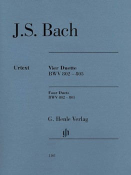 4 Duets BWV 802-805 by Bach Johann Sebastian for
