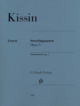 String Quartet Op. 3 by Kissin Evgeny for String Quartet