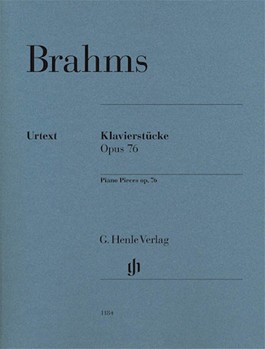 Piano Pieces Op. 76 Nos. 1-8 by Brahms Johannes for Piano