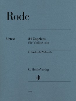 24 Caprices by Rode Pierre for Violin