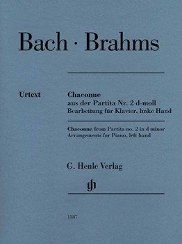 Chaconne from Partita No 2 in D Minor [piano] Brahms - Henle