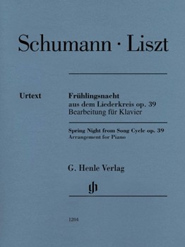 Fruhlingsnacht (Spring Night) from Liederkreis, Op. 39 - Piano