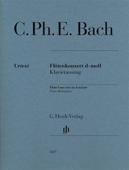 Flute Concerto in D minor by Bach Carl Philipp Emanuel for Flute Solo