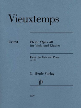 Elegie Op. 30 by Vieuxtemps Henri for Vla Solo