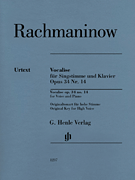 Vocalise Op. 34 No. 14 - for Voice and Piano High Voice