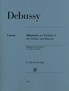 Minstrels from Preludes I [violin] Debussy VIOLIN/PIA