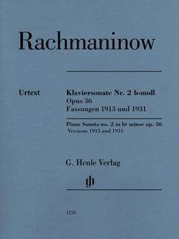 Piano Sonata No. 2 Op. 36 B-Flat Minor by Rachmaninoff Sergei for Piano