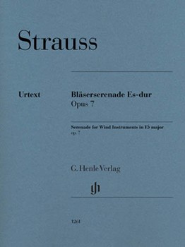 Serenade for Wind Instruments E-flat major op. 7 by Strauss Richard for Score and Parts