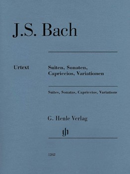 Suites Sonatas Capriccios Variations by Bach Johann Sebastian for
