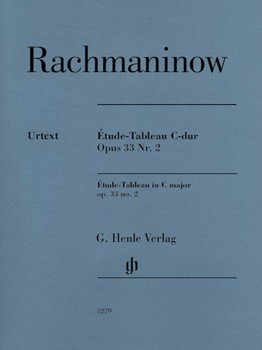 Etude-Tableau in C Major, Op. 33 No. 2 [piano] Henle