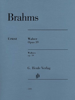 Waltzes Opus 39 by Brahms Johannes for Piano