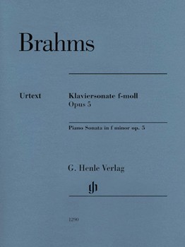 Piano Sonata F Minor Op. 5 [piano] Brahms - Henle