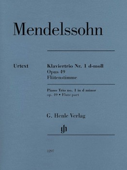 Piano Trio Op. 49 by Mendelssohn Felix for Flute