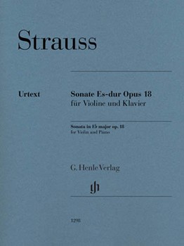 Violin Sonata E-Flat Major Op. 18 by Strauss Richard for Violin/Piano