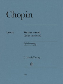 Waltz In A Minor Piano with Facsimile - for Piano Solo