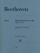 Piano Sonata No 2 in A Major Op 2 No 2 Beethoven [piano] Henle