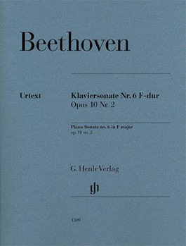Piano Sonata No 6 in F Major Op 10 No 2 Beethoven [piano] Henle