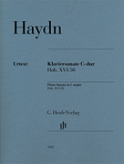 Piano Sonata in C Major Hob XVI:50 Haydn [piano] Henle