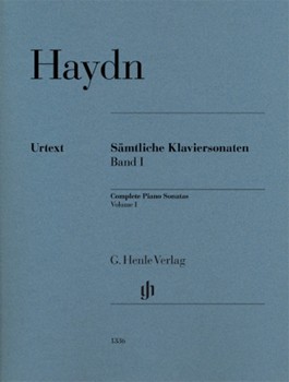 Complete Piano Sonatas Volume 1 by Haydn Franz Joseph - Feder Georg - for Piano (Revised Ed. With Fingering By 26 Pianists)