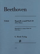 Beethoven Bagatelle in A minor WoO 59 (Fur Elise) - Revised Edition Piano