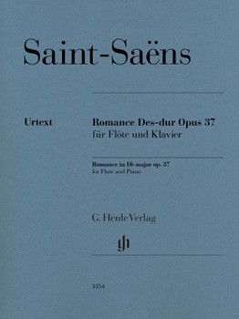 Romance D Flat Major Opus 37 by Saint-Saens Camille - Jost Peter - for Flute and Piano