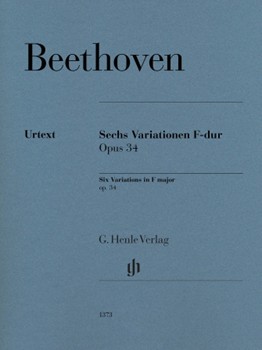 Six Variations in F Major Op 34 [piano] Beethoven - Henle Ed