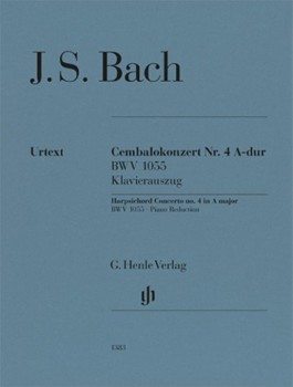 Harpsichord Concerto No. 4, A Major, BWV 1055