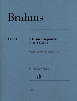 Clarinet Quintet in B Minor Op. 115 by Brahms Johannes for Chamber Ensemble