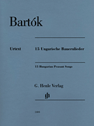 15 Hungarian Peasant Songs Piano Solo [piano] Bartok - Henle