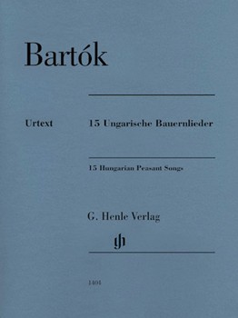 15 Hungarian Peasant Songs Piano Solo [piano] Bartok - Henle