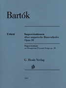 Improvisations on Hungarian Peasant Songs [piano] Bartok - Henle