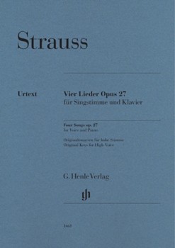 Four Songs Op. 27 - High Voice and Piano