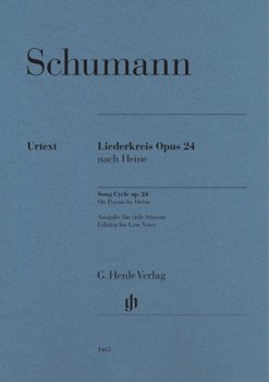 Liederkreis Opus 24 by Schumann Robert - Ozawa Kazuko - for Low Voice