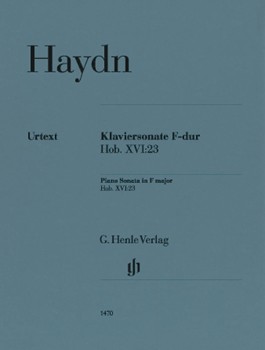 Piano Sonata F Major Hob. XVI:23 - Revised Edition
