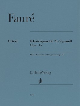 Piano Quartet No. 2 in G Minor, Op. 45