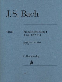 French Suite I in D Minor - BWV 812 Revised Edition Piano Solo