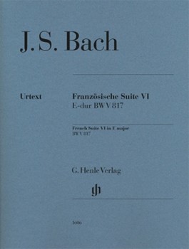 French Suite VI E-Flat Major - BWV 817 Revised Edition Piano Solo with fingerings