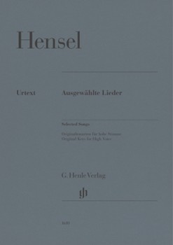 Selected Songs - Original Keys for High Voice and Piano (Ausgewahlte Lieder)