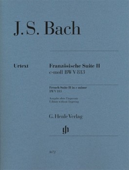 French Suite II in C Minor - BWV 813 Revised Edition Piano Solo without Fingerings